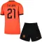 Dječji Nizozemska Frenkie de Jong 21 Domaći Dres i šorc Svjetsko Prvenstvo 2026