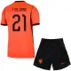 Dječji Nizozemska Frenkie de Jong 21 Domaći Dres i šorc Svjetsko Prvenstvo 2026