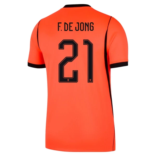 Dječji Nizozemska Frenkie de Jong 21 Domaći Dres i šorc Svjetsko Prvenstvo 2026