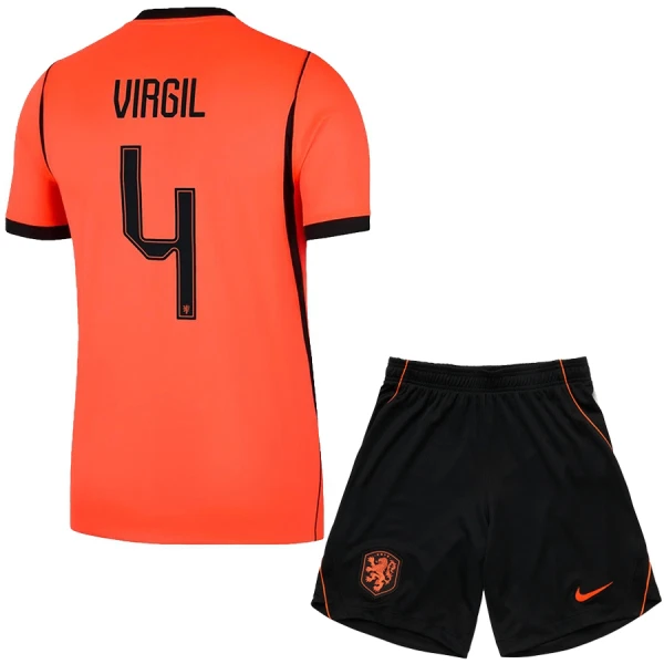 Dječji Nizozemska Virgil van Dijk 4 Domaći Dres i šorc Svjetsko Prvenstvo 2026