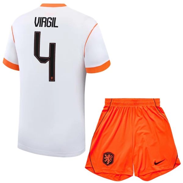 Dječji Nizozemska Virgil van Dijk 4 Gostujući Dres i šorc Svjetsko Prvenstvo 2026