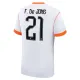 Nizozemska Frenkie de Jong 21 Gostujući Dres Svjetsko Prvenstvo 2026