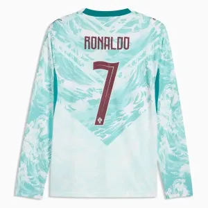 Portugal Cristiano Ronaldo 7 Gostujući Dres Svjetsko Prvenstvo 2026 - Dugi rukavi