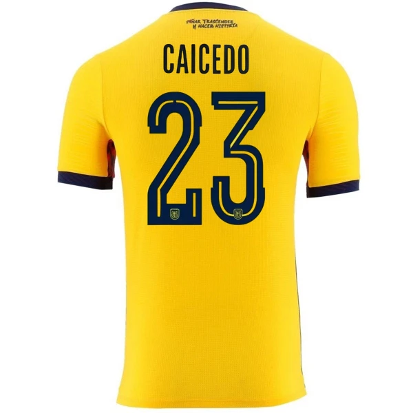 Ekvador Moisés Caicedo 23 Domaći Dres Svjetsko Prvenstvo 2026