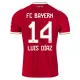 Dječji FC Bayern München Luis Díaz 14 Domaći Dres i šorc 2026/27
