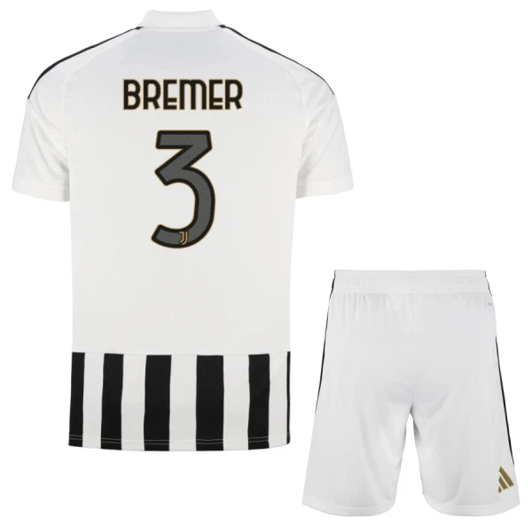 Dječji Juventus Bremer 3 Domaći Dres i šorc 2026/27 Dječji Juventus Bremer 3 Domaći Dres i šorc 2026/27