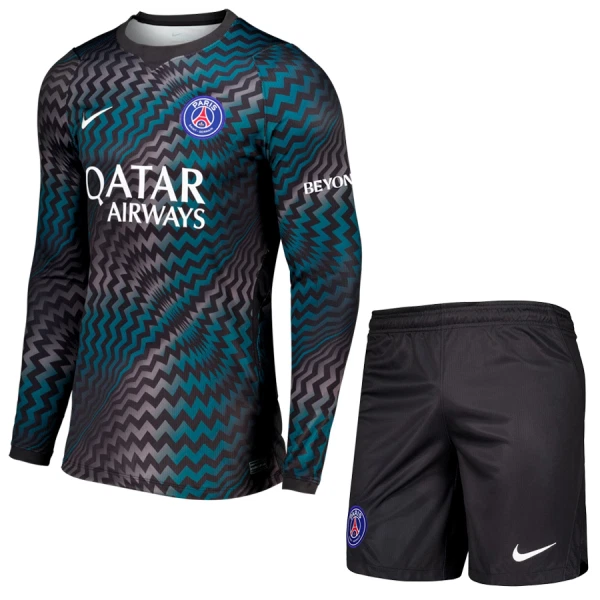 Dječji Paris Saint-Germain Domaći Golman Dres i šorc 2026/27 - Dugi rukavi Dječji Paris Saint-Germain Domaći Golman Dres i šorc 2026/27 - Dugi rukavi