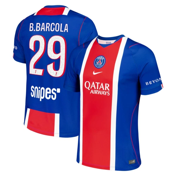 Paris Saint-Germain Bradley Barcola 29 Domaći Dres 2026/27 Paris Saint-Germain Bradley Barcola 29 Domaći Dres 2026/27