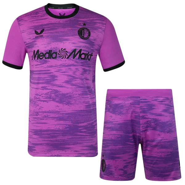 Dječji Feyenoord Rotterdam Golman Dres i šorc 2026/27 Ljubičasta Dječji Feyenoord Rotterdam Golman Dres i šorc 2026/27 Ljubičasta