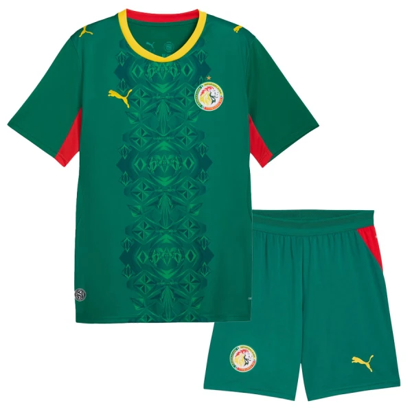Dječji Senegal Gostujući Dres i šorc Svjetsko Prvenstvo 2026 Dječji Senegal Gostujući Dres i šorc Svjetsko Prvenstvo 2026
