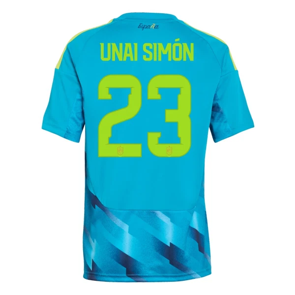 Dječji Španjolska Unai Simon 23 Golman Dres i šorc Svjetsko Prvenstvo 2026