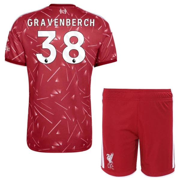 Dječji Liverpool Gravenberch 38 Domaći Dres i šorc 2026/27 Dječji Liverpool Gravenberch 38 Domaći Dres i šorc 2026/27