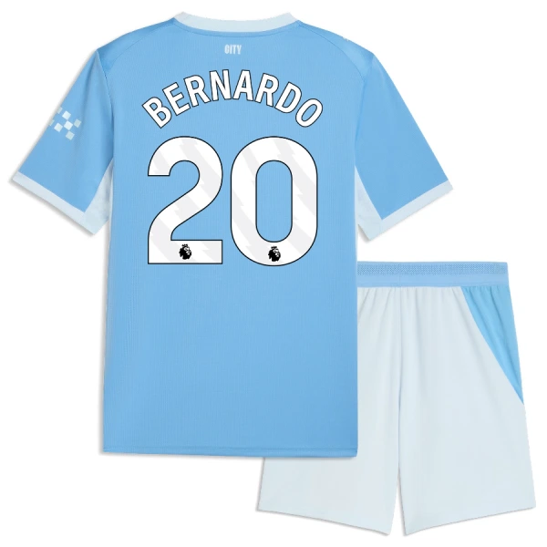 Dječji Manchester City Bernardo Silva 20 Domaći Dres i šorc 2026/27 Dječji Manchester City Bernardo Silva 20 Domaći Dres i šorc 2026/27