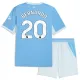 Dječji Manchester City Bernardo Silva 20 Domaći Dres i šorc 2026/27 Dječji Manchester City Bernardo Silva 20 Domaći Dres i šorc 2026/27