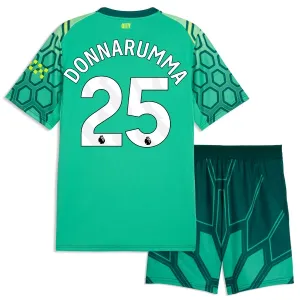 Dječji Manchester City Gianluigi Donnarumma 25 Domaći Golman Dres i šorc 2026/27 Zelena