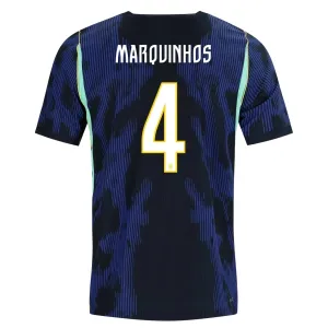 Brazil Marquinhos 4 Gostujući Dres Svjetsko Prvenstvo 2026
