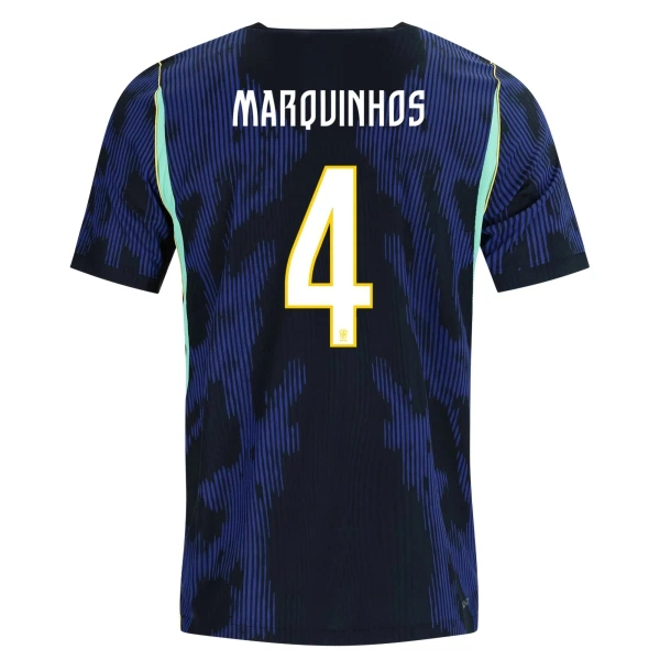 Brazil Marquinhos 4 Gostujući Dres Svjetsko Prvenstvo 2026