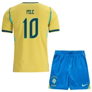 Dječji Brazil Pele 10 Domaći Dres i šorc Svjetsko Prvenstvo 2026