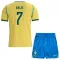 Dječji Brazil Vinicius Junior 7 Domaći Dres i šorc Svjetsko Prvenstvo 2026