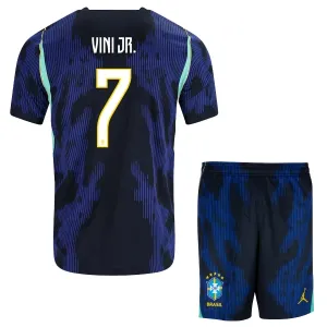 Dječji Brazil Vinicius Junior 7 Gostujući Dres i šorc Svjetsko Prvenstvo 2026