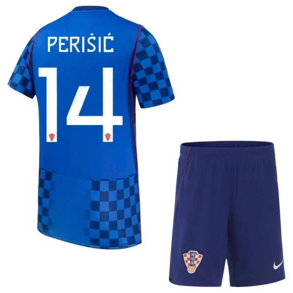 Dječji Hrvatska Perisic 14 Gostujući Dres i šorc Svjetsko Prvenstvo 2026 Dječji Hrvatska Perisic 14 Gostujući Dres i šorc Svjetsko Prvenstvo 2026