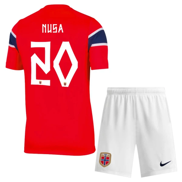 Dječji Norveška Nusa 20 Domaći Dres i šorc Svjetsko Prvenstvo 2026 Dječji Norveška Nusa 20 Domaći Dres i šorc Svjetsko Prvenstvo 2026