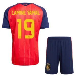 Dječji Španjolska 2 Stars Lamine Yamal 19 Domaći Dres i šorc Svjetsko Prvenstvo 2026