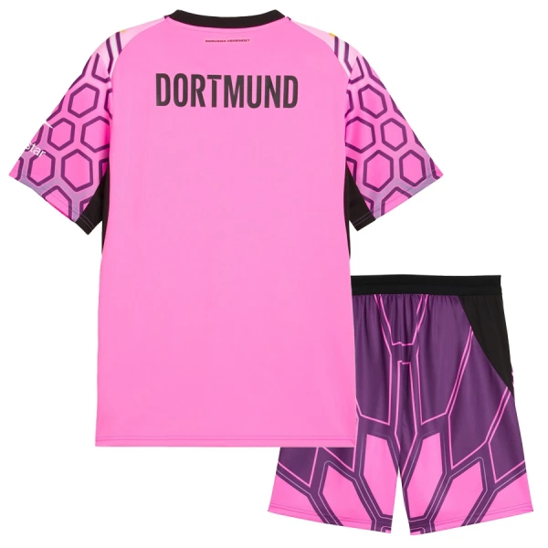 Dječji Borussia Dortmund Gostujući Golman Dres i šorc 2026/27 Roza