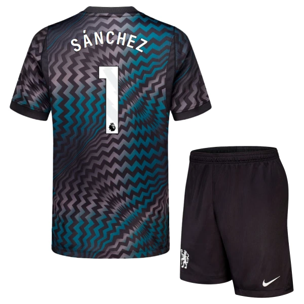 Dječji Chelsea Sanchez 1 Domaći Golman Dres i šorc 2026/27 Dječji Chelsea Sanchez 1 Domaći Golman Dres i šorc 2026/27