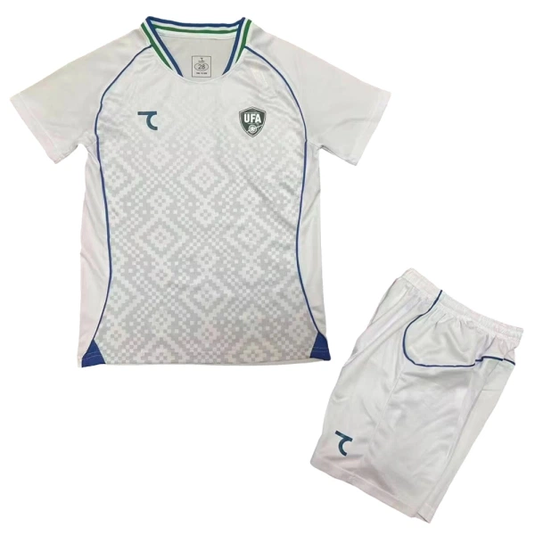 Dječji Uzbekistan Gostujući Dres i šorc Svjetsko Prvenstvo 2026 Dječji Uzbekistan Gostujući Dres i šorc Svjetsko Prvenstvo 2026