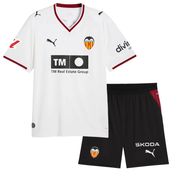 Dječji Valencia CF Domaći Dres i šorc 2026/27 Dječji Valencia CF Domaći Dres i šorc 2026/27