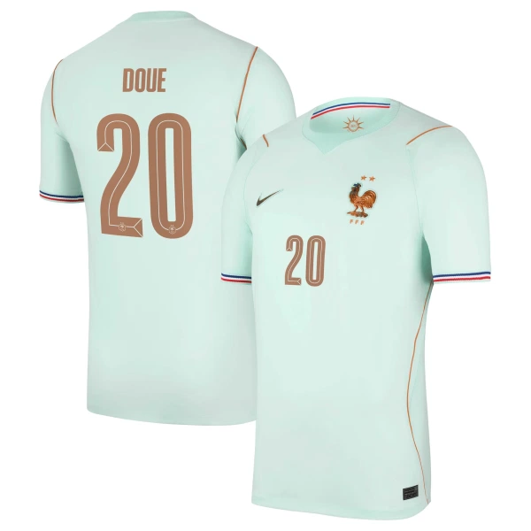 Francuska Désiré Doué 20 Gostujući Dres Svjetsko Prvenstvo 2026 Francuska Désiré Doué 20 Gostujući Dres Svjetsko Prvenstvo 2026