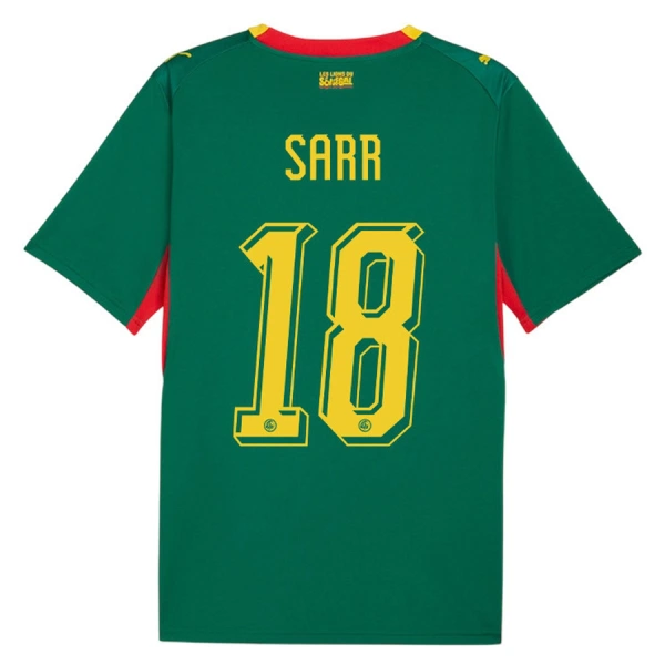 Senegal Sarr 18 Gostujući Dres Svjetsko Prvenstvo 2026 Senegal Sarr 18 Gostujući Dres Svjetsko Prvenstvo 2026