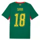 Senegal Sarr 18 Gostujući Dres Svjetsko Prvenstvo 2026 Senegal Sarr 18 Gostujući Dres Svjetsko Prvenstvo 2026