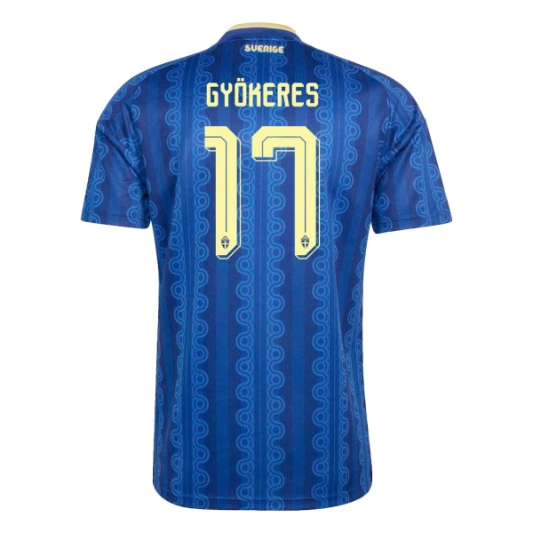 Švedska Viktor Gyökeres 17 Gostujući Dres Svjetsko Prvenstvo 2026 Švedska Viktor Gyökeres 17 Gostujući Dres Svjetsko Prvenstvo 2026
