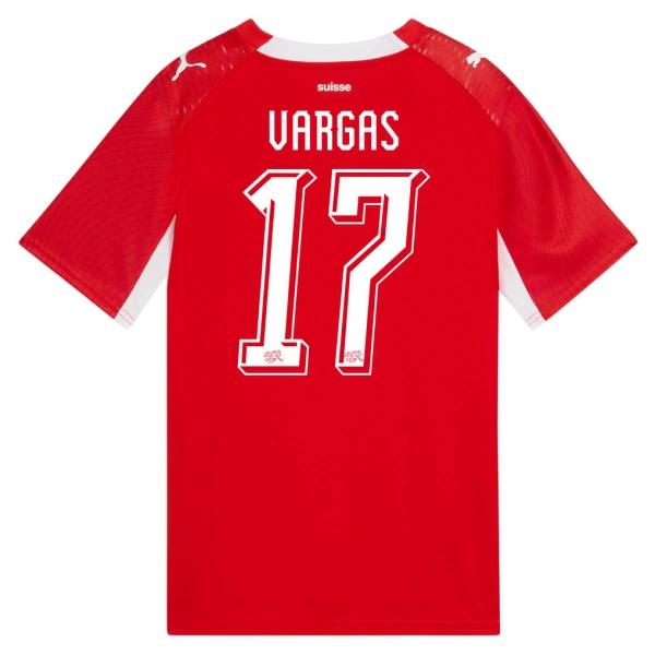 Švicarska Vargas 17 Domaći Dres Svjetsko Prvenstvo 2026 Švicarska Vargas 17 Domaći Dres Svjetsko Prvenstvo 2026