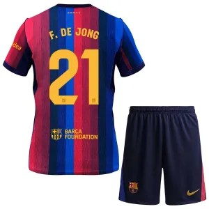 Dječji FC Barcelona Frenkie de Jong 21 Domaći Dres i šorc 2026/27