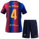 Dječji FC Barcelona Ronald Araujo 4 Domaći Dres i šorc 2026/27 Dječji FC Barcelona Ronald Araujo 4 Domaći Dres i šorc 2026/27