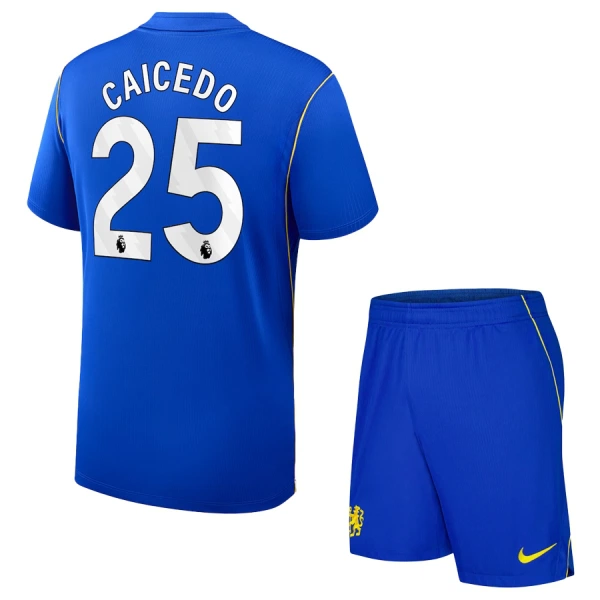 Dječji Chelsea Moisés Caicedo 25 Domaći Dres i šorc 2026/27 Dječji Chelsea Moisés Caicedo 25 Domaći Dres i šorc 2026/27