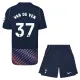 Dječji Tottenham Hotspur Micky van de Ven 37 Gostujući Dres i šorc 2026/27 Dječji Tottenham Hotspur Micky van de Ven 37 Gostujući Dres i šorc 2026/27