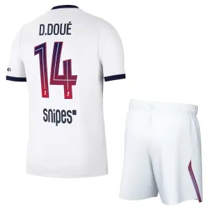Dječji Paris Saint-Germain Désiré Doué 14 Gostujući Dres i šorc 2026/27