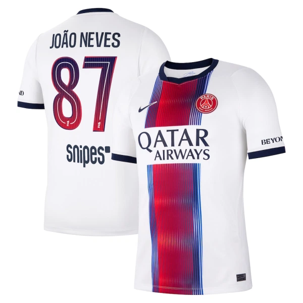 Paris Saint-Germain João Neves 87 Gostujući Dres 2026/27 Paris Saint-Germain João Neves 87 Gostujući Dres 2026/27