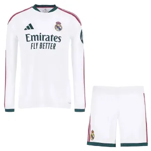 Dječji Real Madrid Domaći Dres i šorc 2026/27 - Dugi rukavi