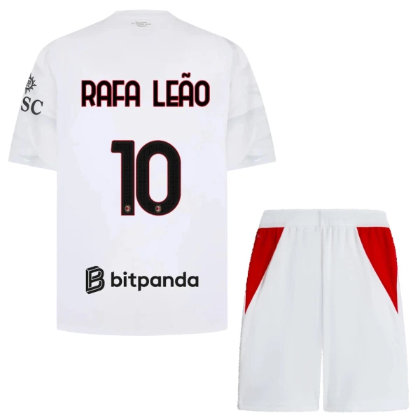 Dječji AC Milan Rafael Leão 10 Gostujući Dres i šorc 2026/27 Dječji AC Milan Rafael Leão 10 Gostujući Dres i šorc 2026/27