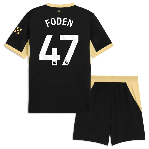 Dječji Manchester City Phil Foden 47 Gostujući Dres i šorc 2026/27 Dječji Manchester City Phil Foden 47 Gostujući Dres i šorc 2026/27
