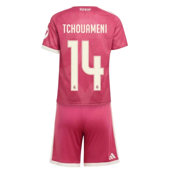 Dječji Real Madrid Aurélien Tchouaméni 14 Treći Dres i šorc 2026/27 Dječji Real Madrid Aurélien Tchouaméni 14 Treći Dres i šorc 2026/27