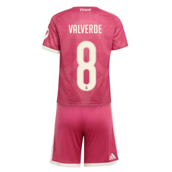 Dječji Real Madrid Federico Valverde 8 Treći Dres i šorc 2026/27 Dječji Real Madrid Federico Valverde 8 Treći Dres i šorc 2026/27