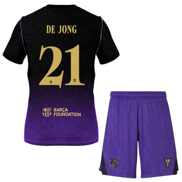 Dječji FC Barcelona Frenkie de Jong 21 Gostujući Dres i šorc 2026/27 Dječji FC Barcelona Frenkie de Jong 21 Gostujući Dres i šorc 2026/27