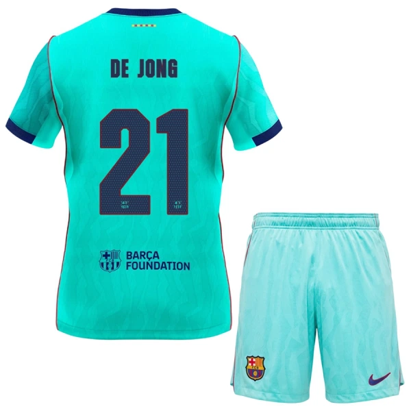 Dječji FC Barcelona Frenkie de Jong 21 Treći Dres i šorc 2026/27 Dječji FC Barcelona Frenkie de Jong 21 Treći Dres i šorc 2026/27