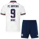 Dječji FC Bayern München Harry Kane 9 Gostujući Dres i šorc 2026/27 Dječji FC Bayern München Harry Kane 9 Gostujući Dres i šorc 2026/27